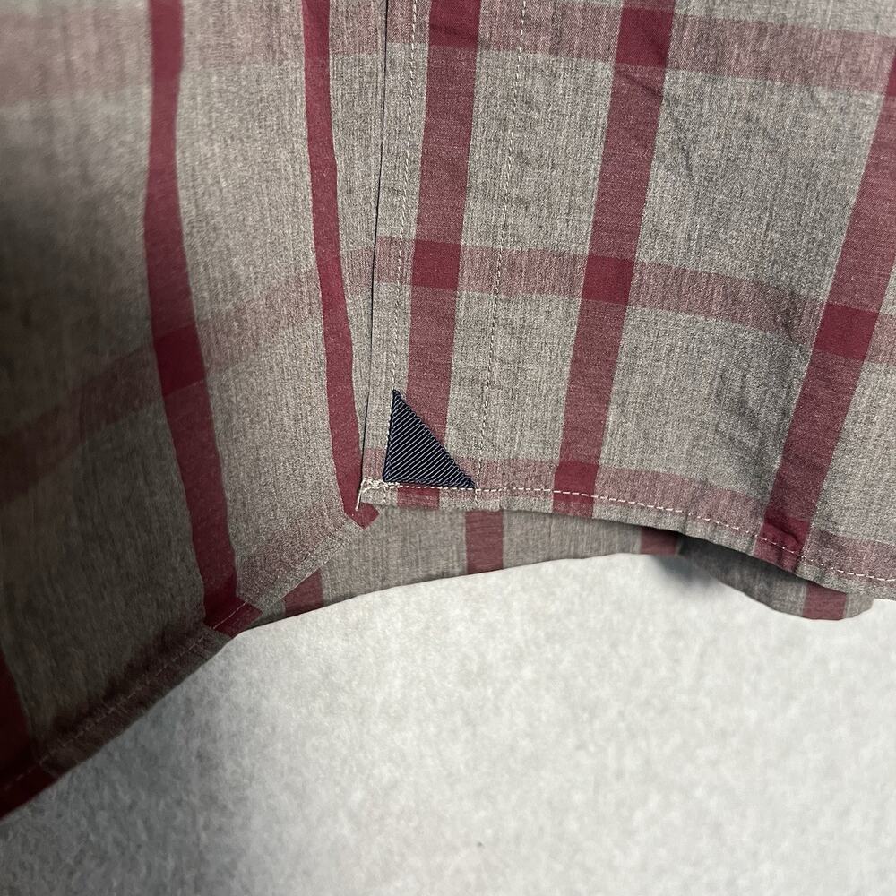 UNTUCKit Men's Plaid Button Down Long Sleeve Cotton Shirt Size L - Picture 4 of 6